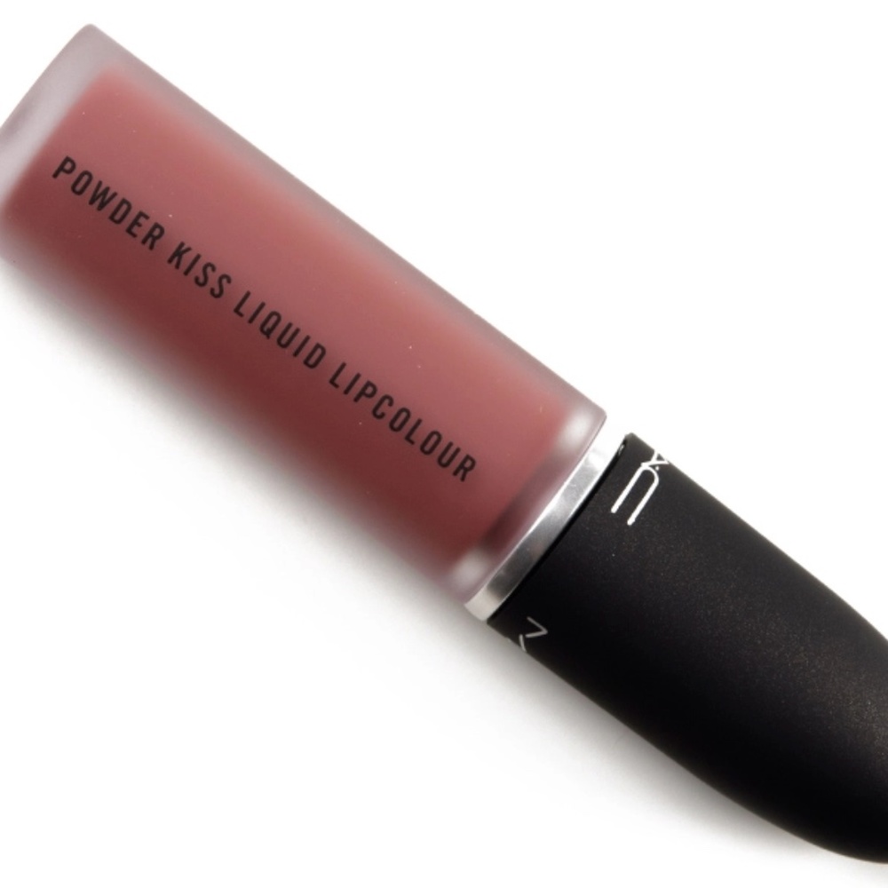 M.A.C. POWDER KISS LIQUID LIPCOLOUR - OVER THE TAUPE
